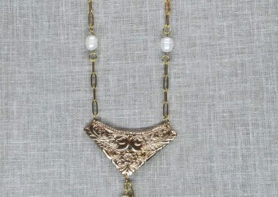 Bronze Shield Necklace