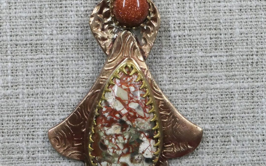 Bronze Jasper Pendant