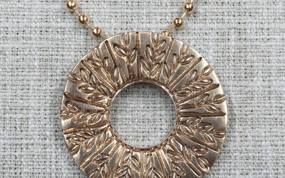 Bronze Mandala Pendant