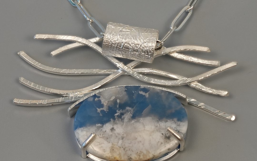Dragon  Vein Agate Pendant