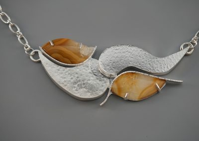 Double Orca Agate Hollow Form