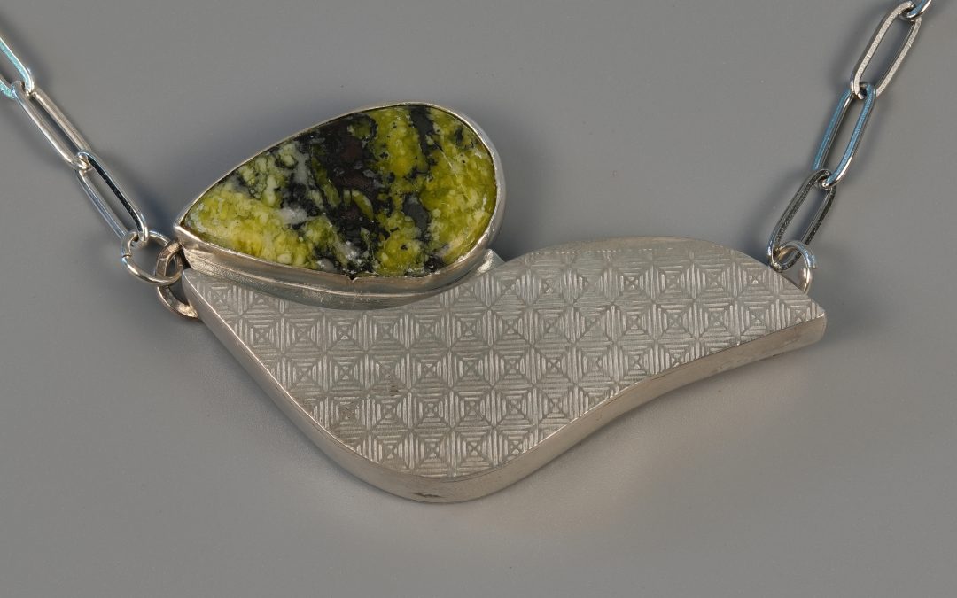 Silver Turquoise Hollow Form
